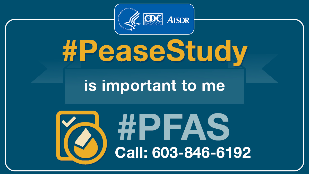 #PeaseStudy is important to me #PFAS Call: 603-846-6192