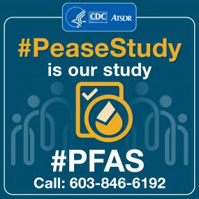 #PeaseStudy is our study #PFAS Call: 603-846-6192