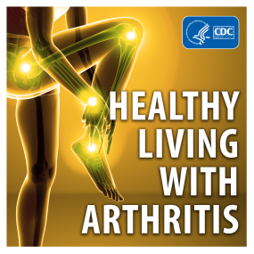 Healthy Living with Arthritis image of joints.