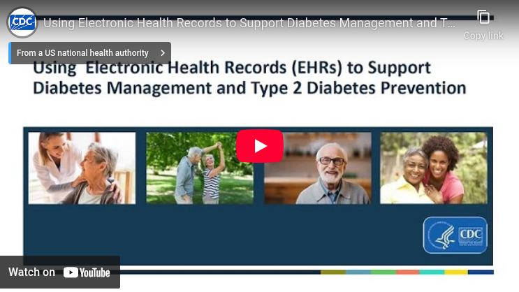 Using Electronic Health Records to Support Diabetes Management and Type 2 Diabetes Prevention