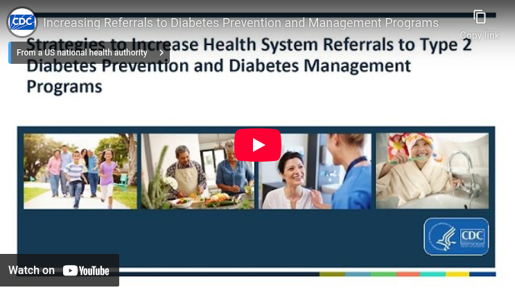 Increasing Referrals to Diabetes Prevention and Management Programs