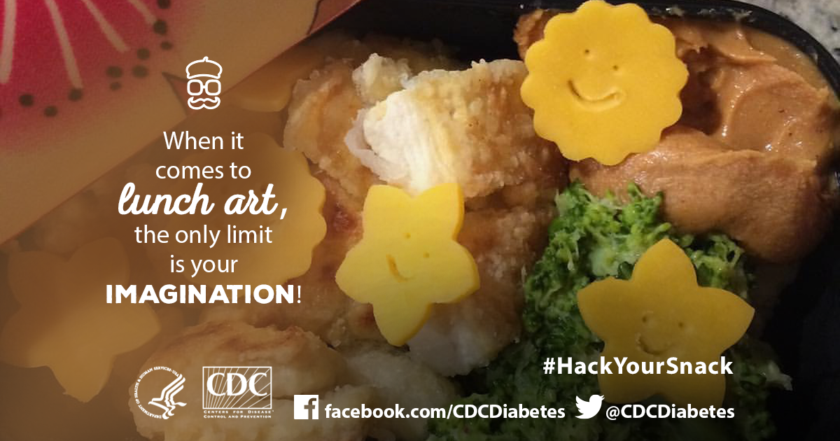 graphic of decorated food