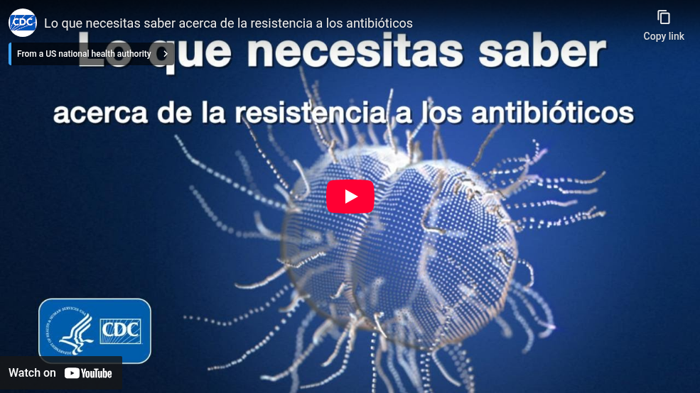 Lo que necesitas saber acerca de la resistencia a los antibi&oacute;ticos