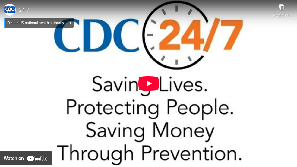 CDC 24/7: Saving Lives, Protecting People