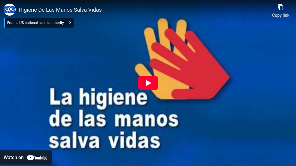 Higiene De Las Manos Salva Vidas