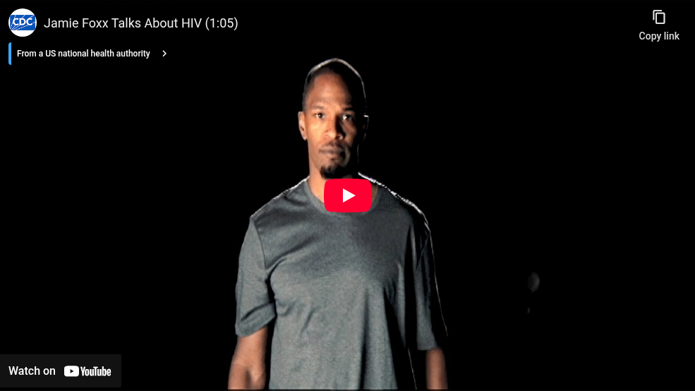Jamie Foxx Talks About HIV