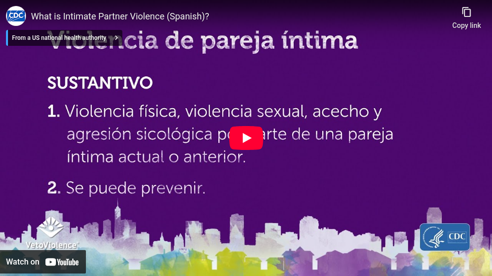 &iquest;Qu&eacute; es la violencia de pareja &iacute;ntima?