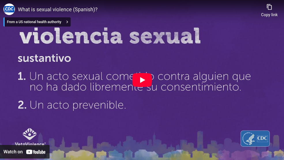 &iquest;Qu&eacute; es la violencia sexual?