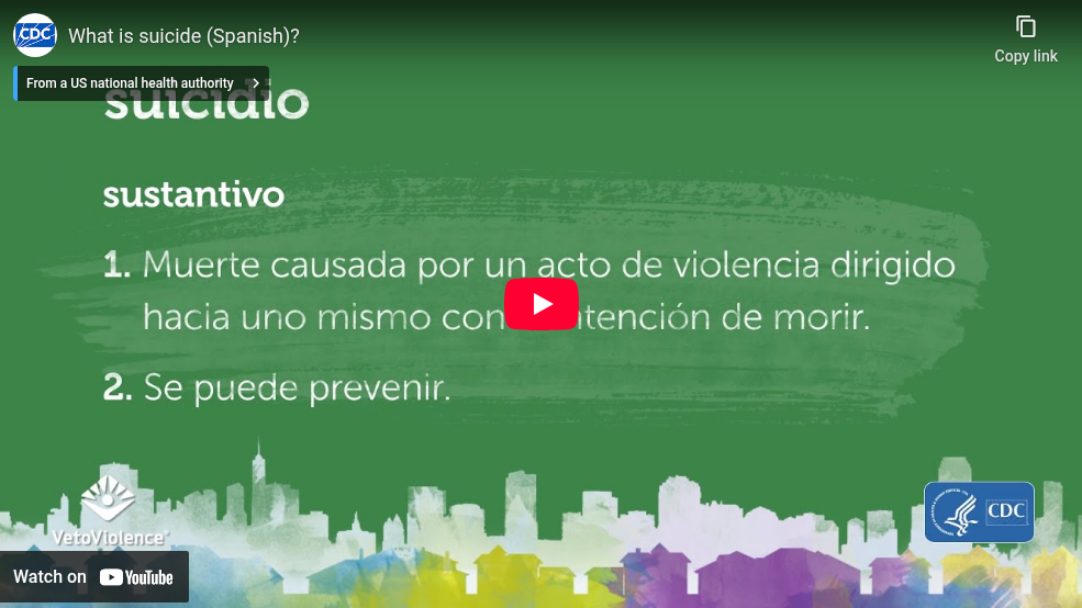 &iquest;Qu&eacute; es el suicidio?