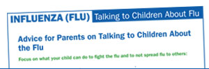 Hablar Con Los Niños Acerca de la Influenza