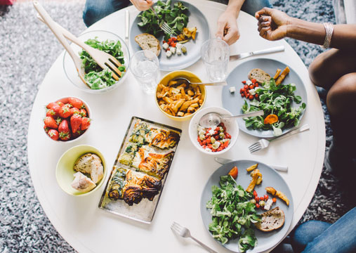 Table of food