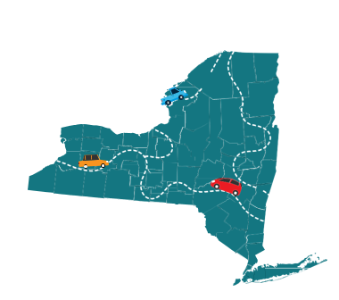 This is an illustration of the state of New York