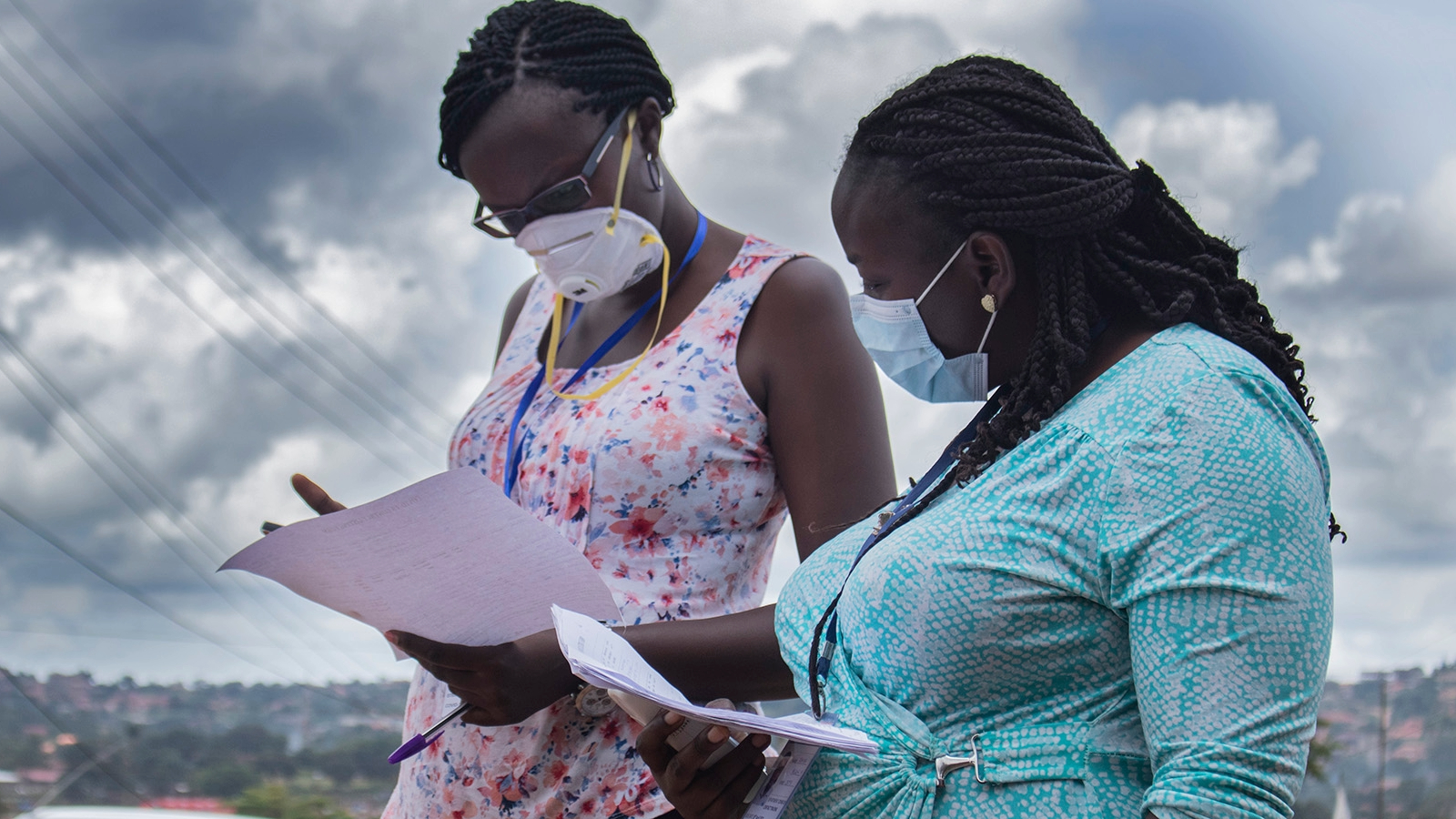 FETP residents review records after testing truck drivers during the COVID-19 pandemic