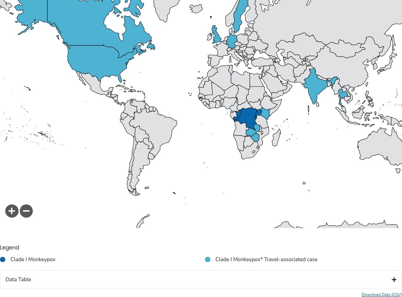 CDC data visualization screenshot taken on archive date