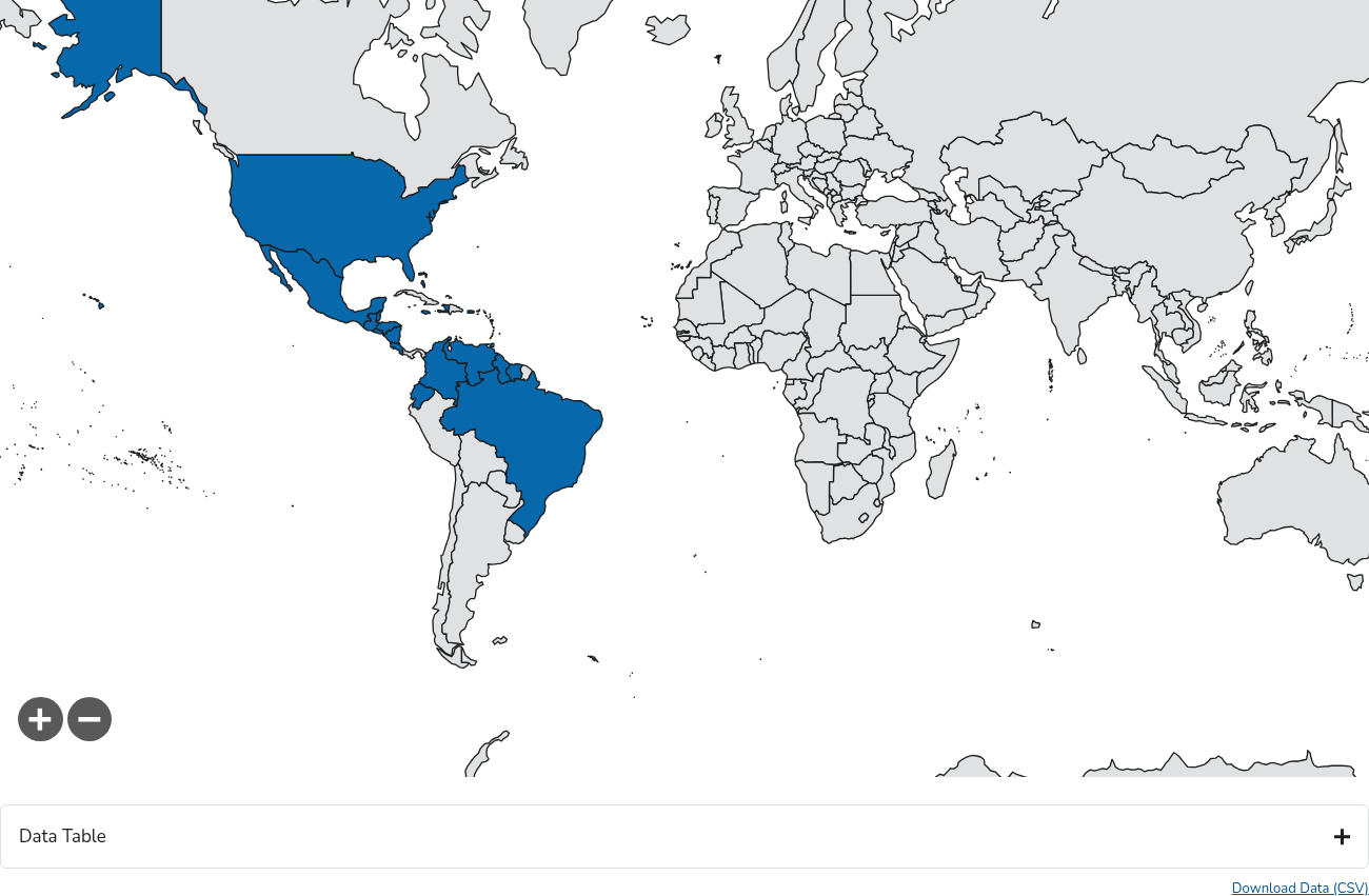 CDC data visualization screenshot taken on archive date