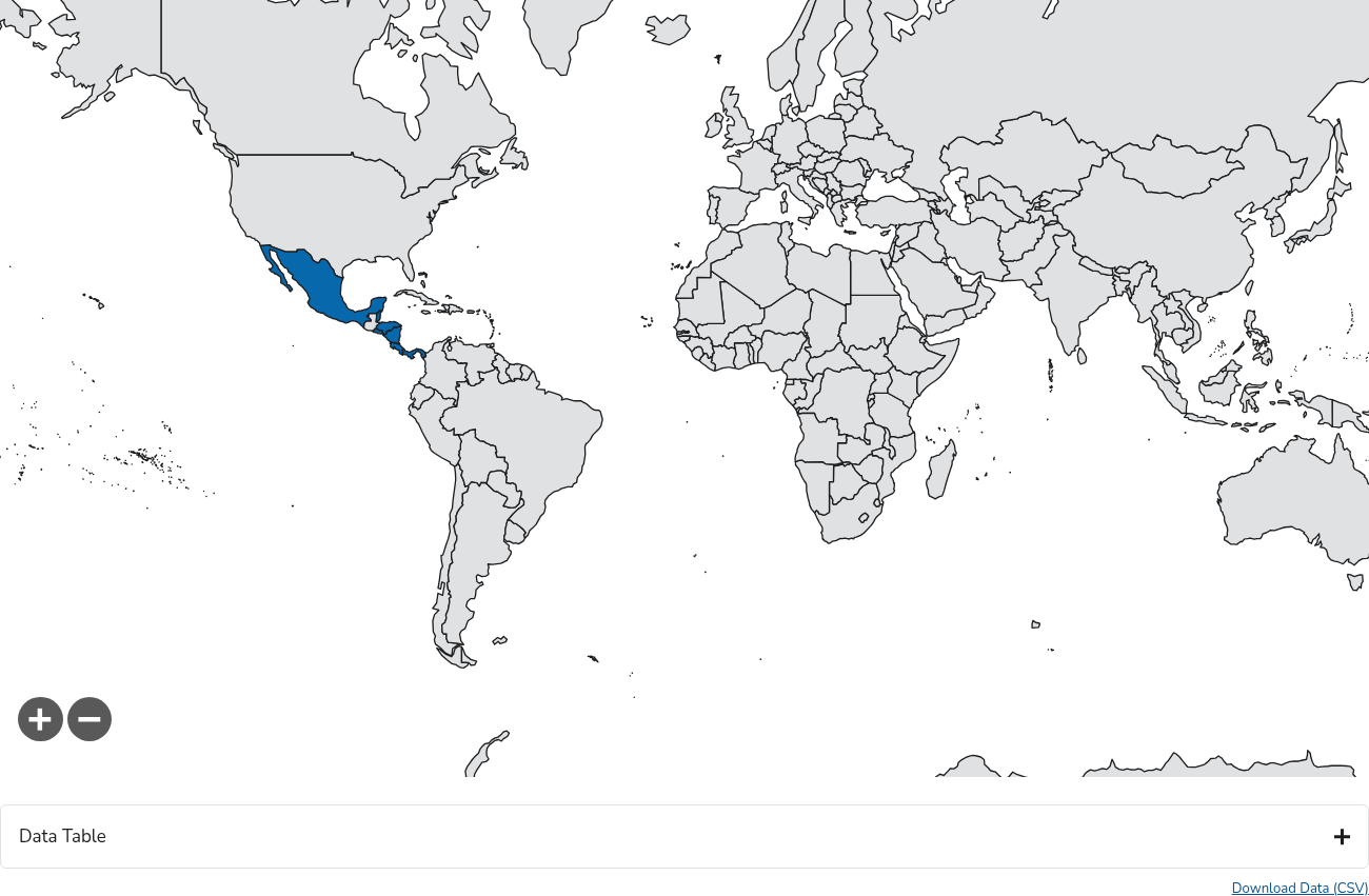 CDC data visualization screenshot taken on archive date