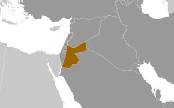 map of Jordan