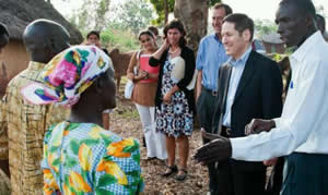 Community members who participate in disease surveillance projects that help prioritize interventions and save lives welcomed Dr. Frieden into their homes.