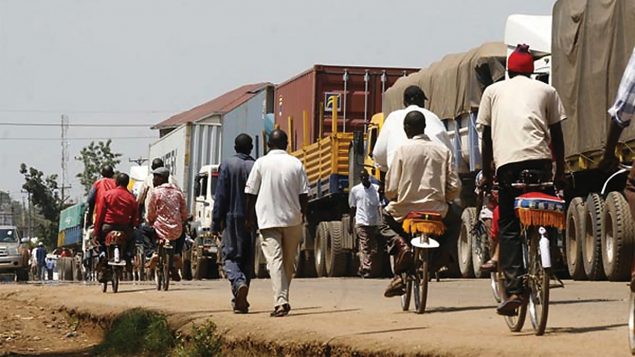 Malaba border crossing in western Kenya. Photo from Nation Media Group.