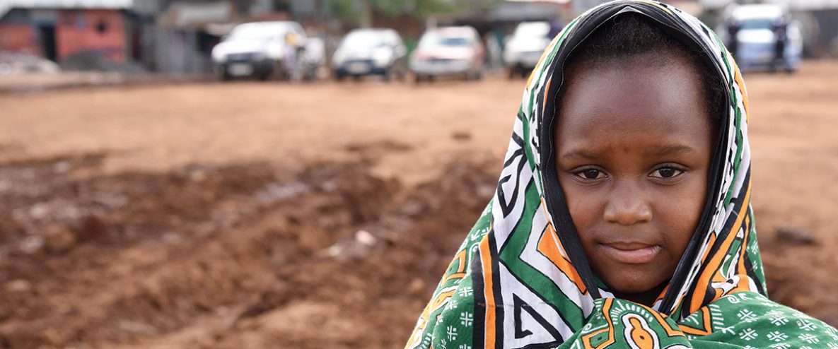 Young Girl in the informal settlement of Kibera