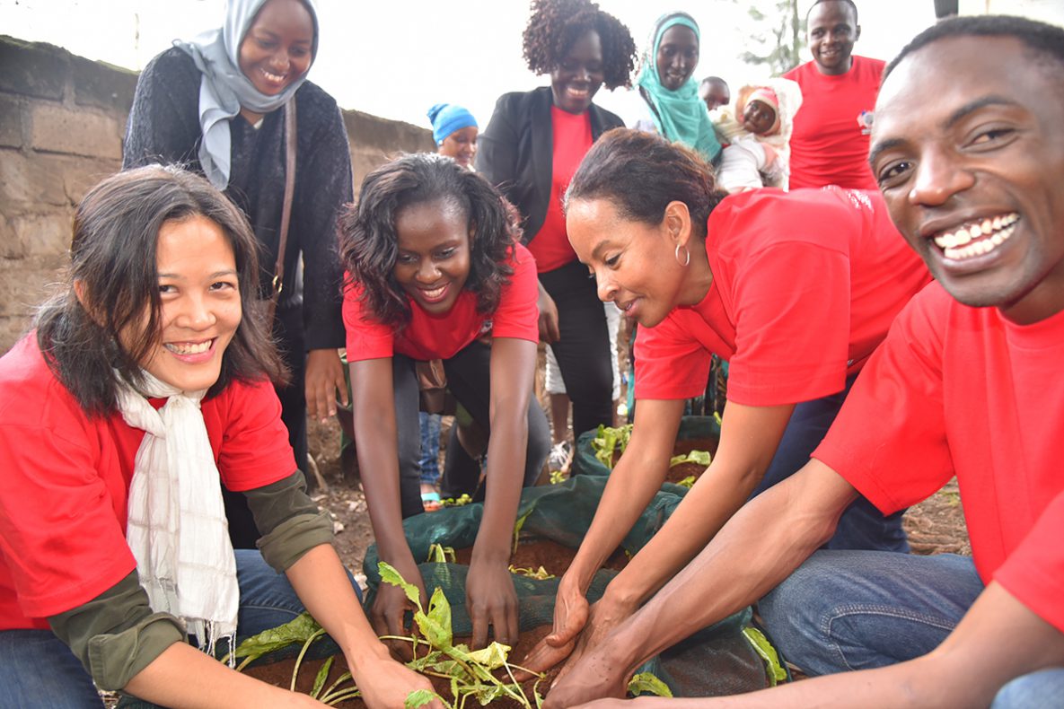 People Planting