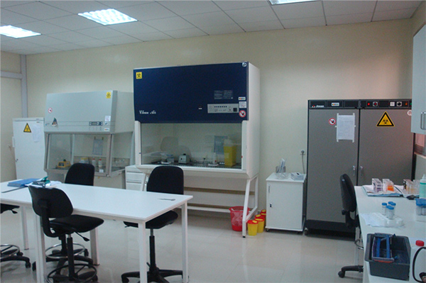 Reequipped and renovated HIV molecular section at NRL 2