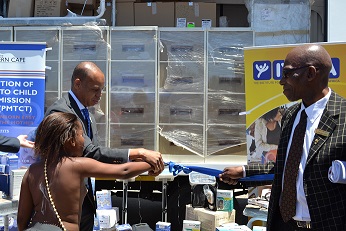 A portion of the equipment to be handed over to the Eastern Cape Department of Health. The equipment being distributed between now and February 2014 totals in excess of R3,5 million.