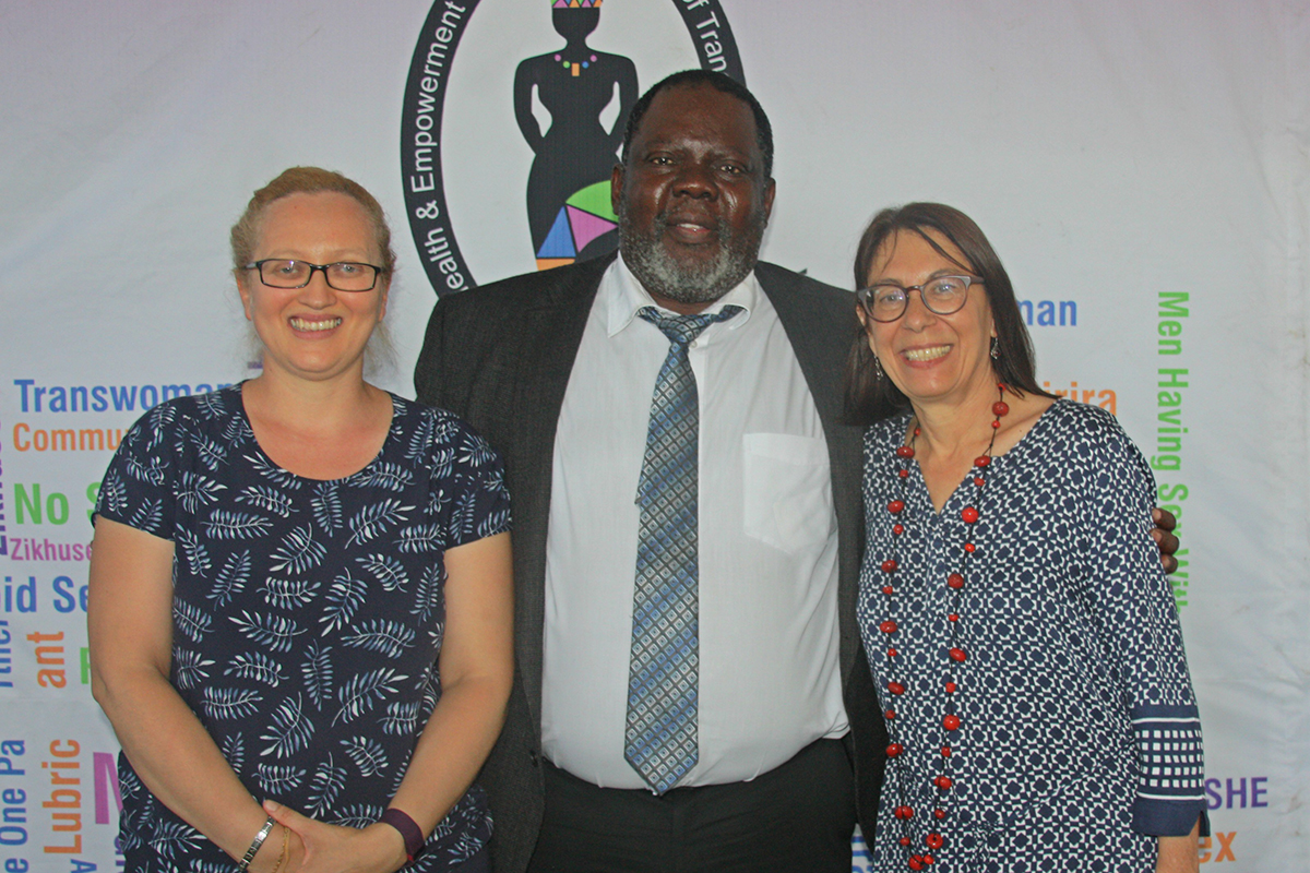 HSRC and CDC South Africa launched the first study in Africa looking at the HIV prevalence in transgender women. From right to left: Allanise Cloete, Research Specialist at the HSRC, Professor Leickness Simbayi, HSRC’s Deputy Chief Executive Officer for Research, and Helen Savva, CDC SA’s Key Populations Lead