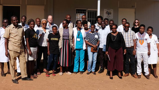 ZIMS assessment at Siganda Clinic in Bubi District of Matabeleland North Province.