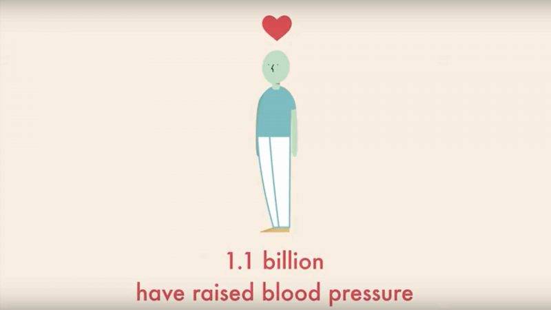 raised blood pressure infographic