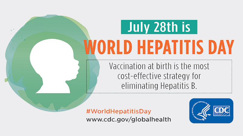 July 28 is World Hepatitis Day Graphic