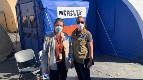 Mary Claire Worrell (left) and Christine Atherstone (right)