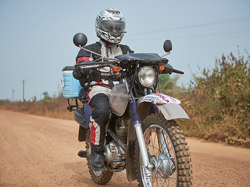 Motorcycles Help Speed Diagnosis in Liberia