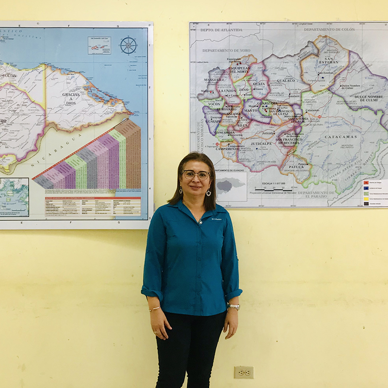 FETP graduate Dr. Ofelia Martinez of the Olancho Department MOH.  Photo credit: Jahn Jaramillo