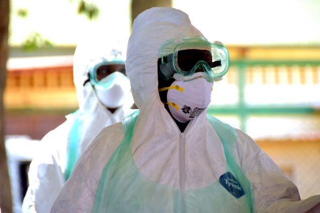 Responders wearing appropriate personal protective equipment during the simulation exercise. Photo credit: Irene Nabusoba