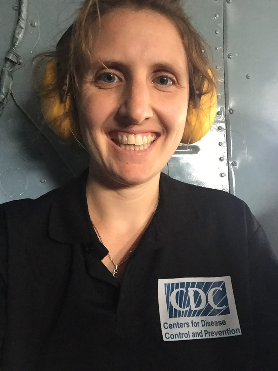 Epidemiologist Mary Claire Worrell deployed to Chowe in South Kivu via helicopter the day after the first Ebola case in South Kivu, DRC, was confirmed. She joined the team to help establish the Ebola response in the village of Chowe.
