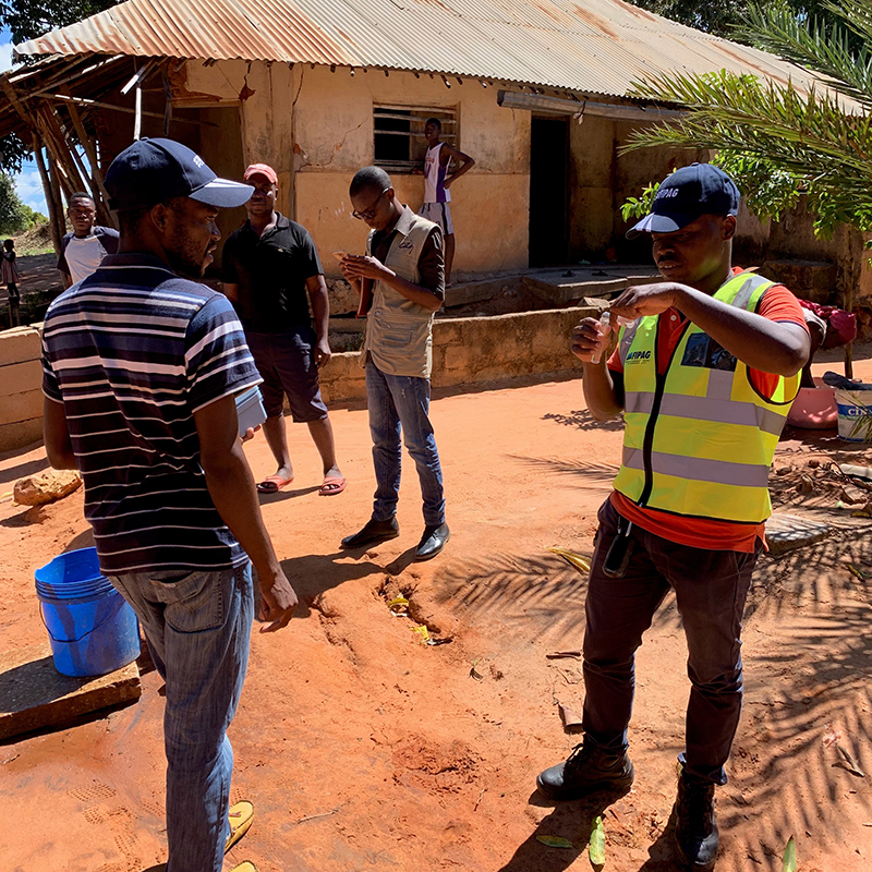 CDC epidemiologists trained Mozambican water authority partners in Pemba on key measures to monitor water quality following confirmed cases of cholera after cyclones devastated key water infrastructure.