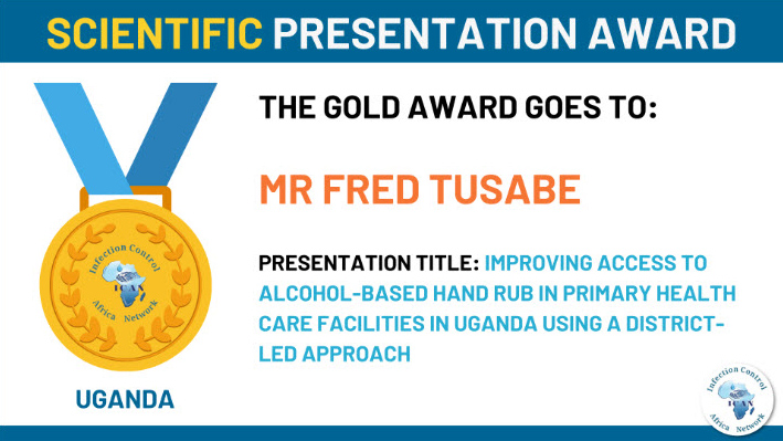 Scientific Presentation Award - Fred Tusabe