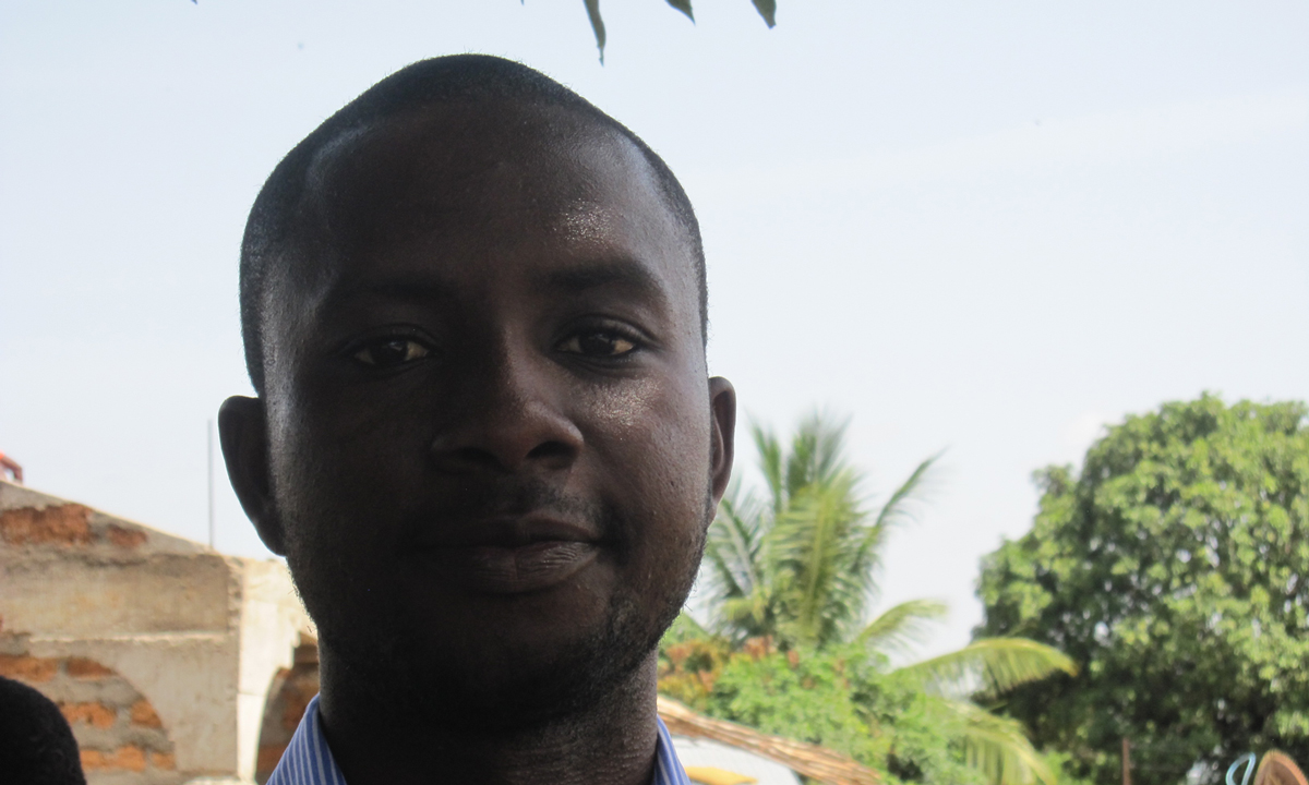 Abus Kakgra Sesay, Western Rural Area Surveillance Officer, Sierra Leone.