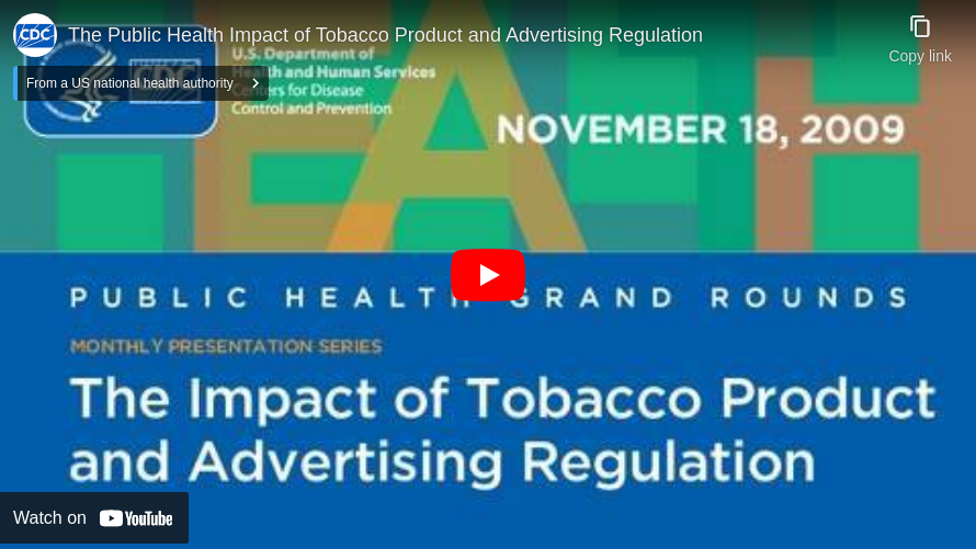 The Public Health Impact of Tobacco Product and Advertising Regulation