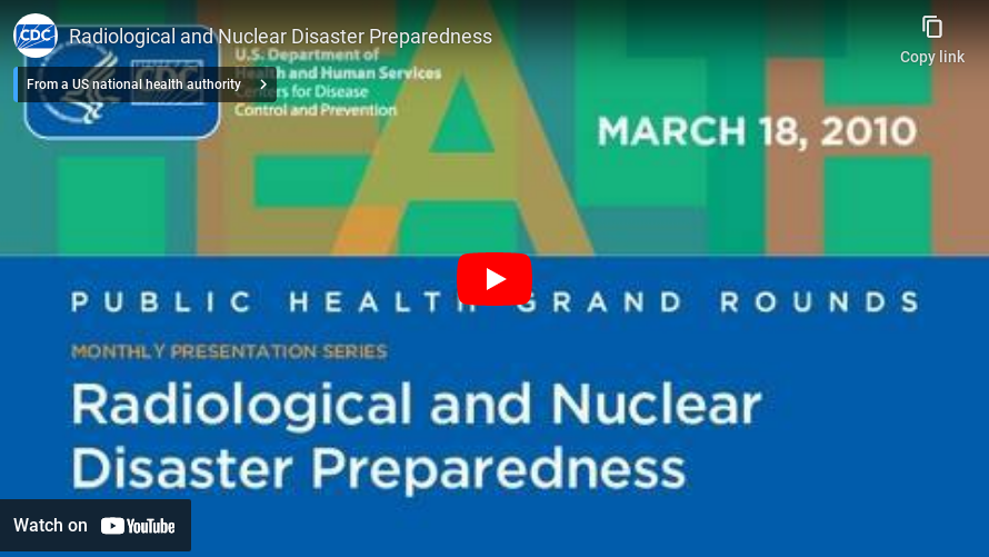 Radiological and Nuclear Disaster Preparedness