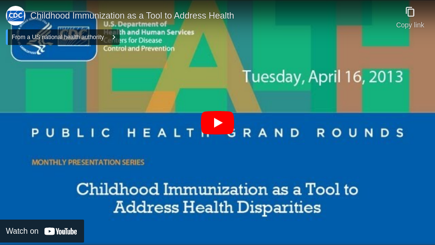 Childhood Immunization as a Tool to Address Health