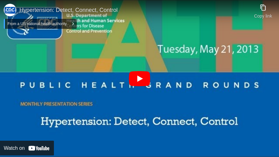 Hypertension: Detect, Connect, Control