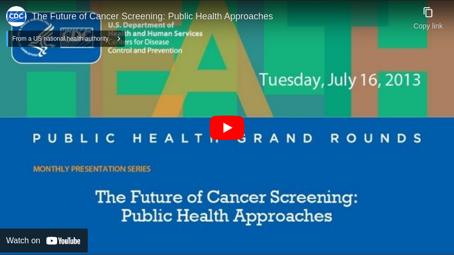 The Future of Cancer Screening: Public Health Approaches