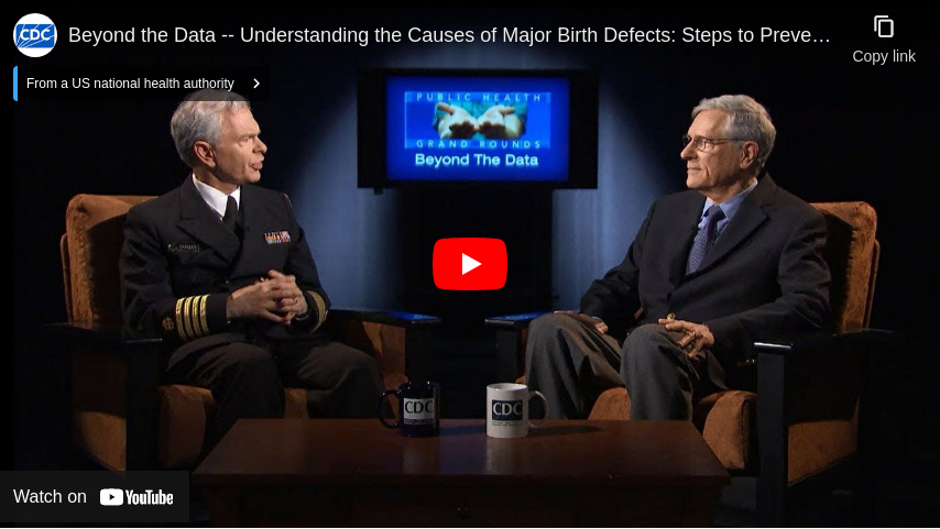 Beyond the Data -- Understanding the Causes of Major Birth Defects: Steps to Prevention