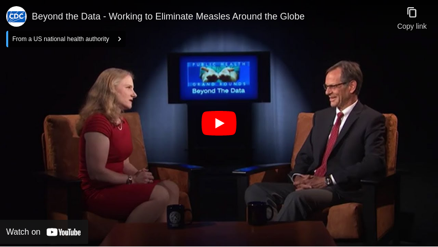 Beyond the Data - Working to Eliminate Measles Around the Globe