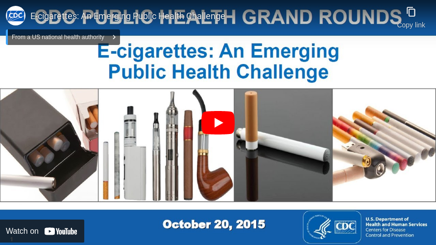 E-cigarettes: An Emerging Public Health Challenge