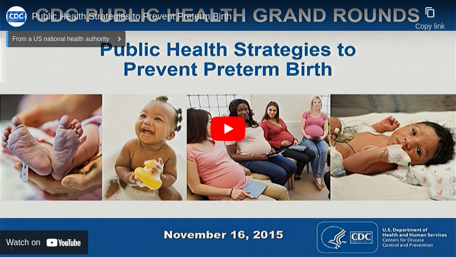 Public Health Strategies to Prevent Preterm Birth