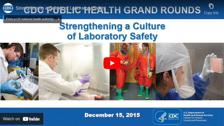 Strengthening a Culture of Laboratory Safety