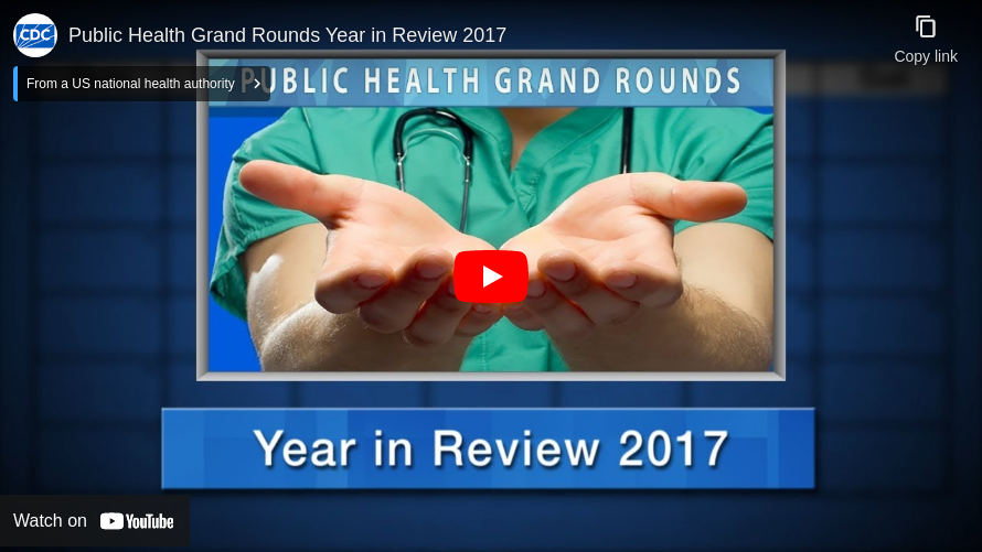 Public Health Grand Rounds Year in Review 2017